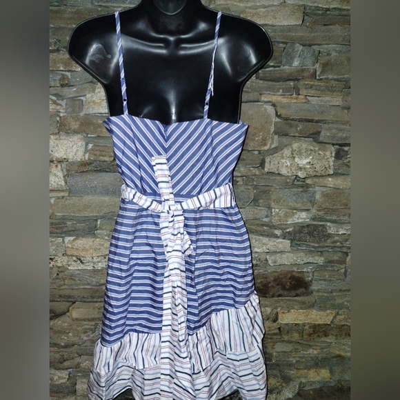 Parker Blue and White Striped Mini Dress, excellent condition - Picture 5 of 10